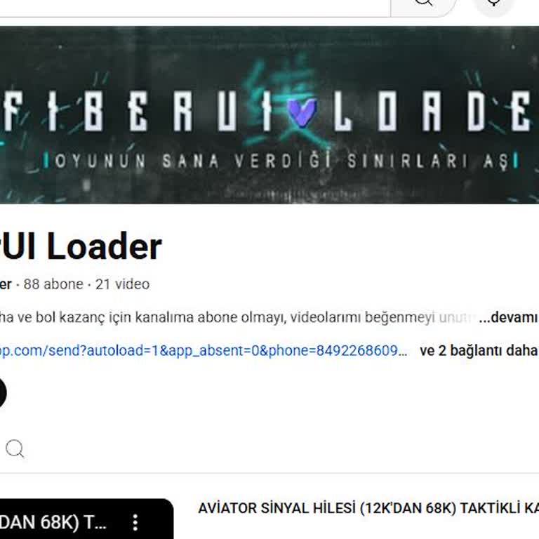 FiberUI&nbsp;Loader Yanılttı