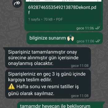 Ödemesi Alınan Sipariş İçin Ürün Gönderilmedi, İade Veya Teslimat Talebim Cevapsız Kaldı
