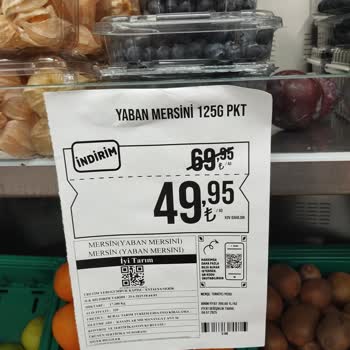 Migros'ta Yaban Mersini İndirimi Kasada Yansıtılmadı