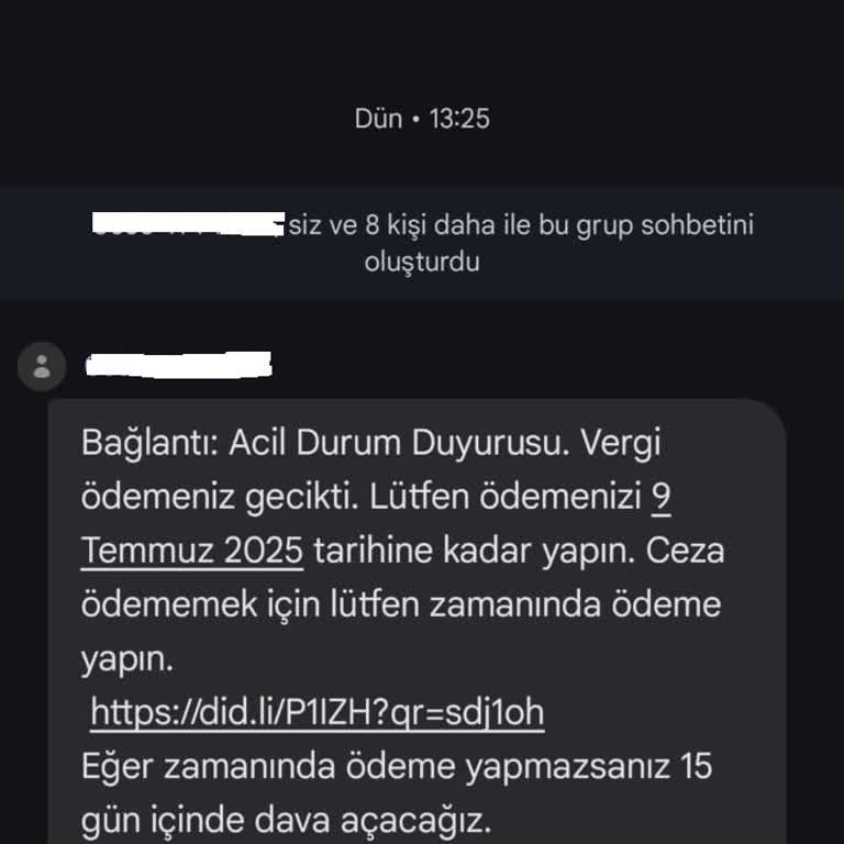 Bilgim Dışında Gönderilen RCS Mesajlarıyla İlgili Güvenlik Endişesi