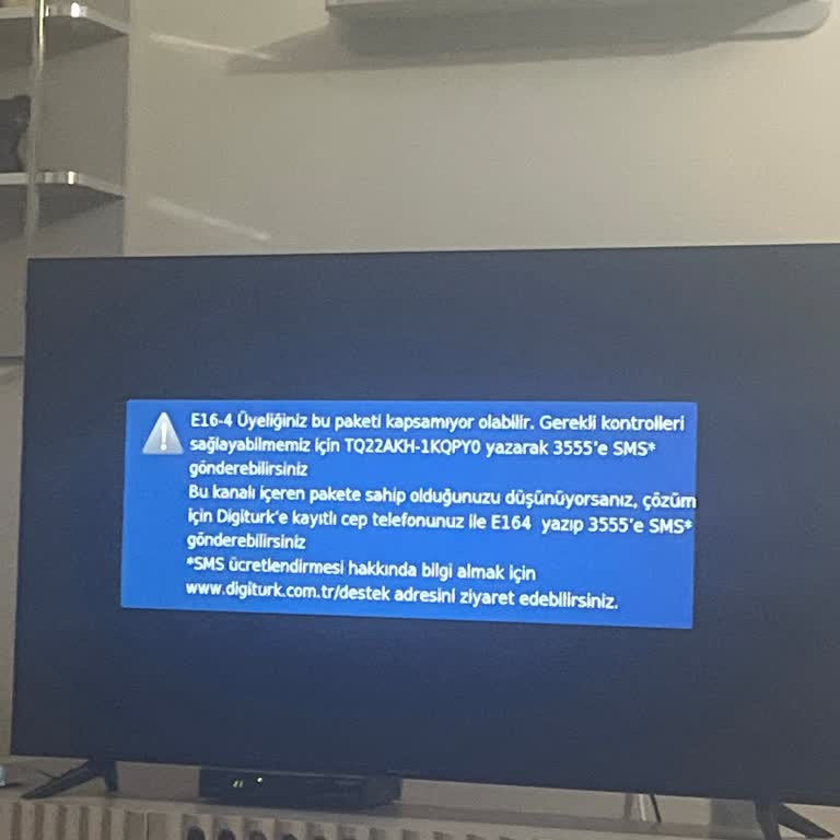 Üyelik Dondurma Sonrası TRT 1 Kanalına Erişim Sorunu