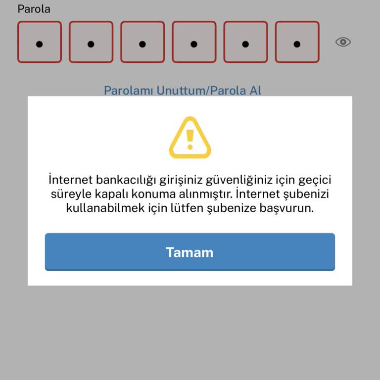 Hesabımdaki Paraya Haksız El Koyma Ve İlgisizlik