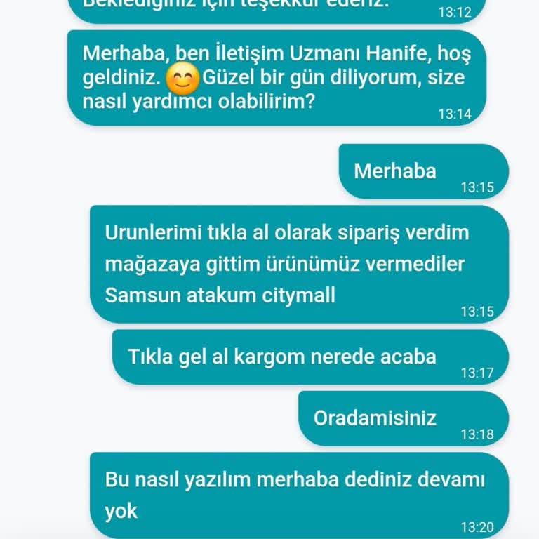 Watsons Siparişim Hazırlanmadı Müşteri Hizmetleri Yetersiz
