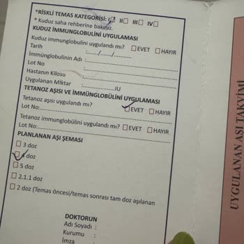 Zorunlu Kuduz Ve Tetanos Aşısı İçin Ücret Talep Edilmesi Mağduriyet Yaratıyor