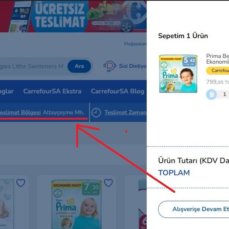 Carrefour SA Siparişi İptal Ediyor