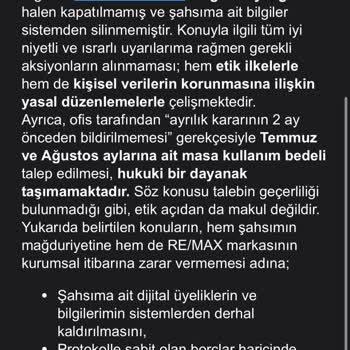 Kurumsal Üyeliğimin İptali Ve Kişisel Verilerimin Korunmaması