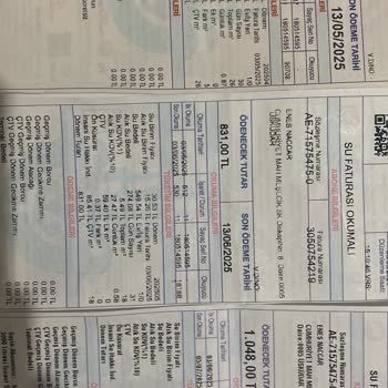 İSKİ Su Faturasında Anlamsız Yüksek Tutarlar Ve Sayaç Sorunu