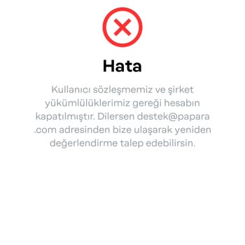 Papara Hesabım Haksız Yere Kapatıldı, Kızımın Parasına Ulaşılamıyor