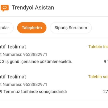 Siparişim Teslim Edilmedi, Müşteri Hizmetleri Sorunumu Çözmedi Ve Param İade Edilmedi
