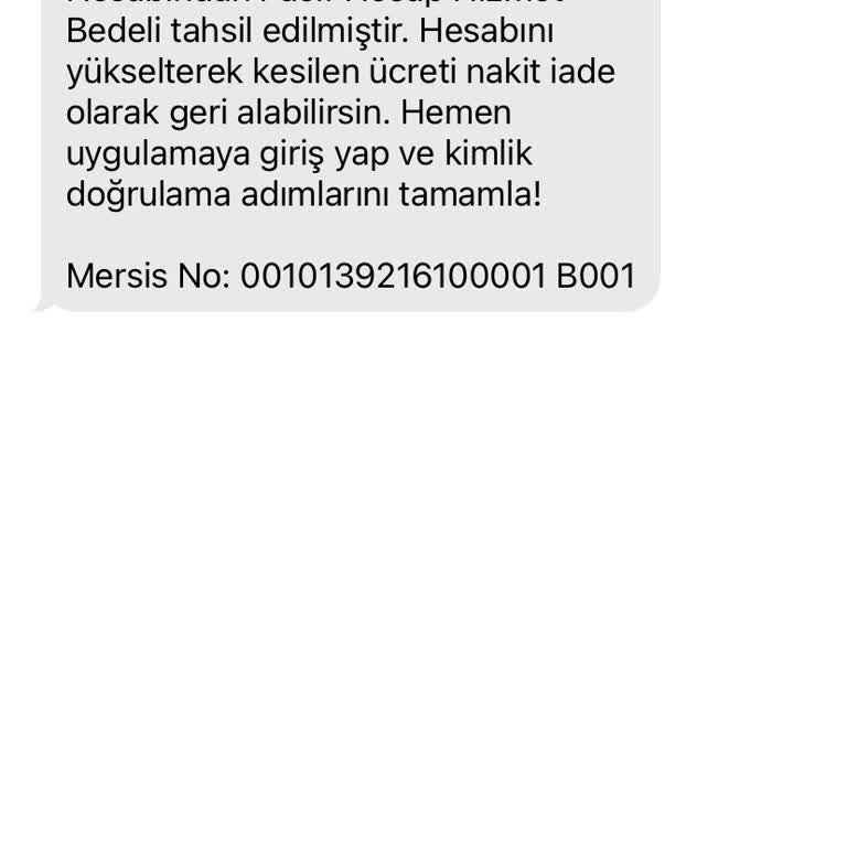 Kullanılmayan Hesaptan Haksız Ücret Kesintisi Ve İletişim Sorunu