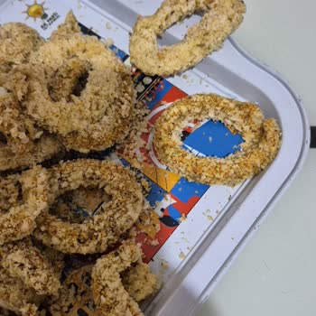 Dondurulmuş Soğan Halkası Erimiş Ve Ezilmiş Şekilde Teslim Edildi