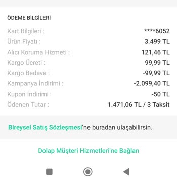 Dolap Uygulamasında Satıcı Aldatmacası Ve Eksik Para İadesi
