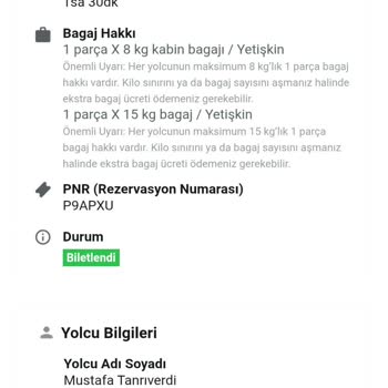 Haksız Uygulama Nedeniyle Uçağa Alınmama Ve Mağduriyet