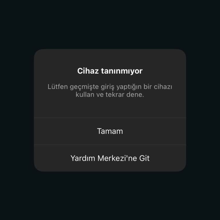 Instagram Hesabına Girişte Kod ve Şifre Sorunu Yaşıyorum