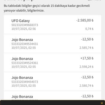 Oyun Hatası Nedeniyle Kayıp Para Ve Yetersiz Destek