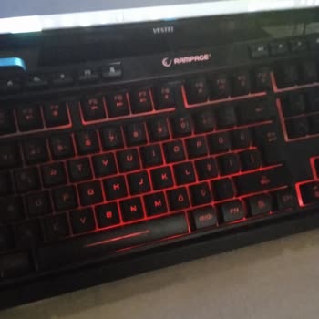 Rampage By GAMEX-K2 Klavyede RGB Işık Sorunu