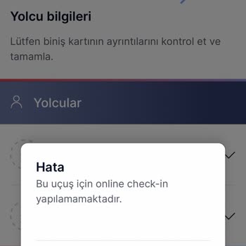 Check-in Sorunu Nedeniyle Haksız Ücret Alındı, İade Talep Ediyorum