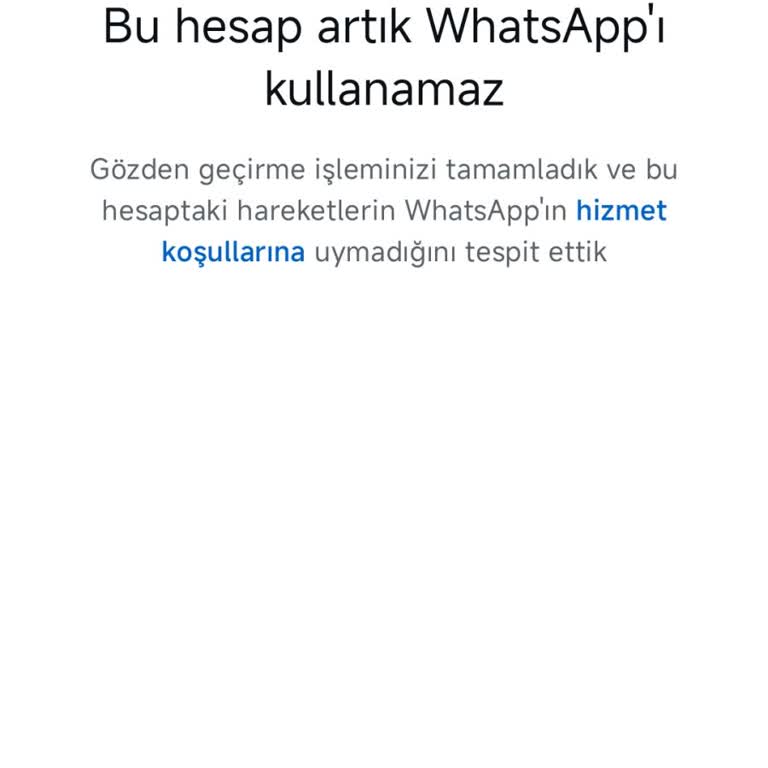 WhatsApp Hesabım Sebepsiz Yere Engellendi, Bilgilerime Ulaşamıyorum