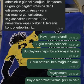 Aynı Gün Teslimat Sözü Tutulmadı, Yanlış Adrese Teslimat Denemesi