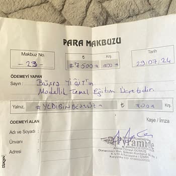 Model Ajansında Ücret Alınıp İş Verilmemesi