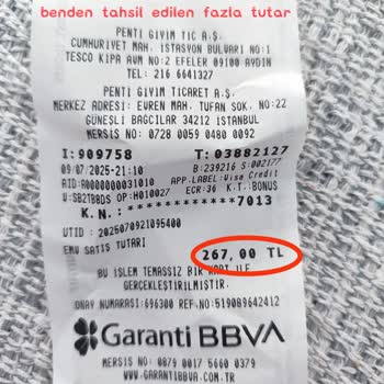 Penti Bikini Değişiminde Fazla Ücret Alındı, İade Tutarı Yanlış Hesaplandı