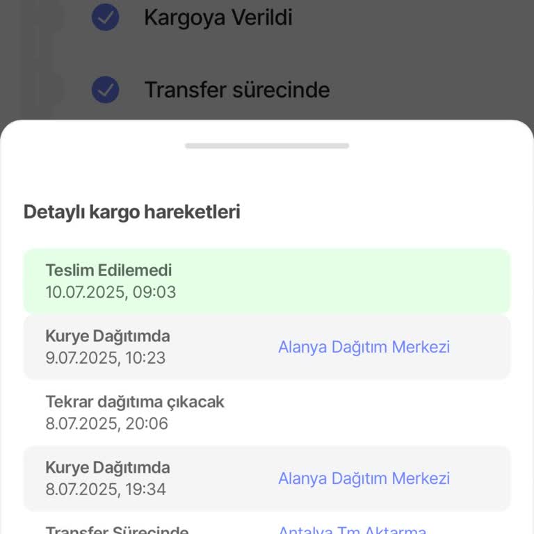 Kargom Teslim Edilmeden İade Ediliyor, Mağdur Oluyorum
