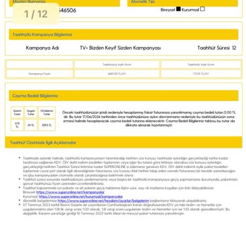 Bilgi Verilmeden Farklı Ve Ücretli Pakete Geçiş Yapıldı