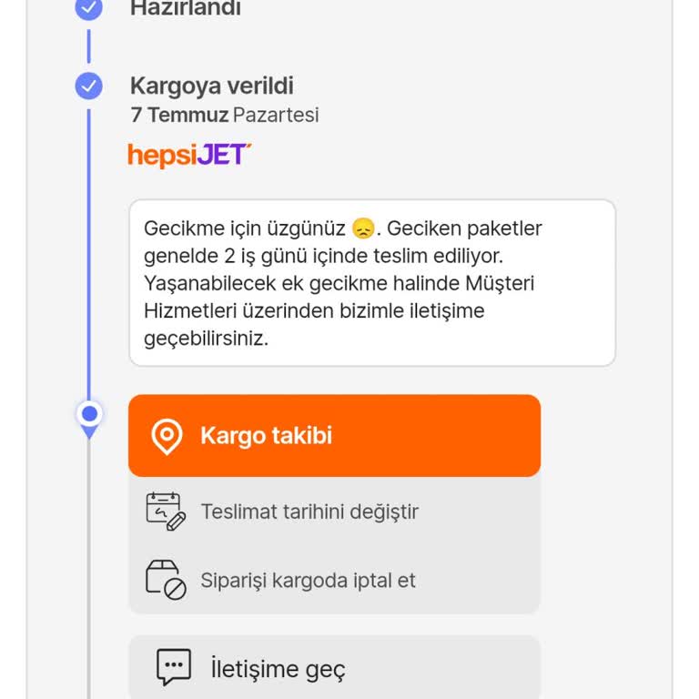 Hepsijet Kargo Gecikmesi Sürprizimi Bozdu