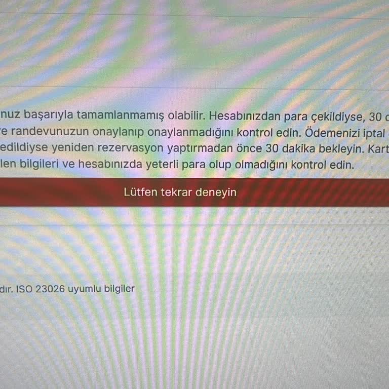 Vize Randevu Ödemesi Terminal Hatasıyla Tamamlanamıyor