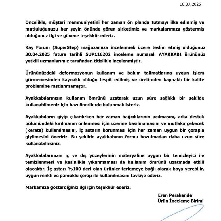 Lacoste Ayakkabıda Hızlı Deformasyon Ve Yetersiz İnceleme Süreci Mağduriyeti