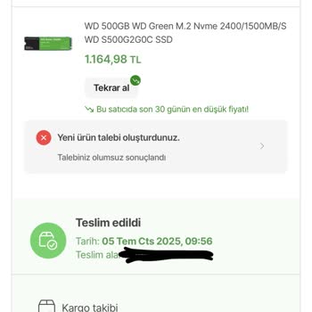 Yanlış Ürün Değişimi Talebim Cevapsız Kaldı