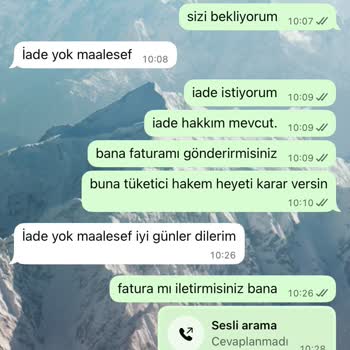 Satıcı Ürün İadesini Ve İletişimi Engelliyor