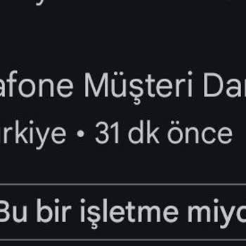 Vodafone Müşteri Hizmetleri Ve Bayi Arasında Çelişkili Bilgi Verilmesi