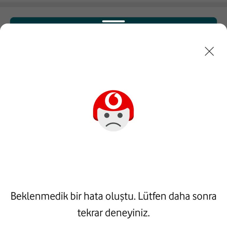 Ücretsiz İnternet Paketi Alımında Hata İle Karşılaşıyorum