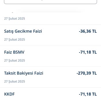 Kredi Kartımdan Haksız Faiz Ve Kesinti İadesi Talebim