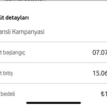 Vodafone Taahhüt Ve Fatura Tarihlerindeki Çelişkiler Kafamı Karıştırdı