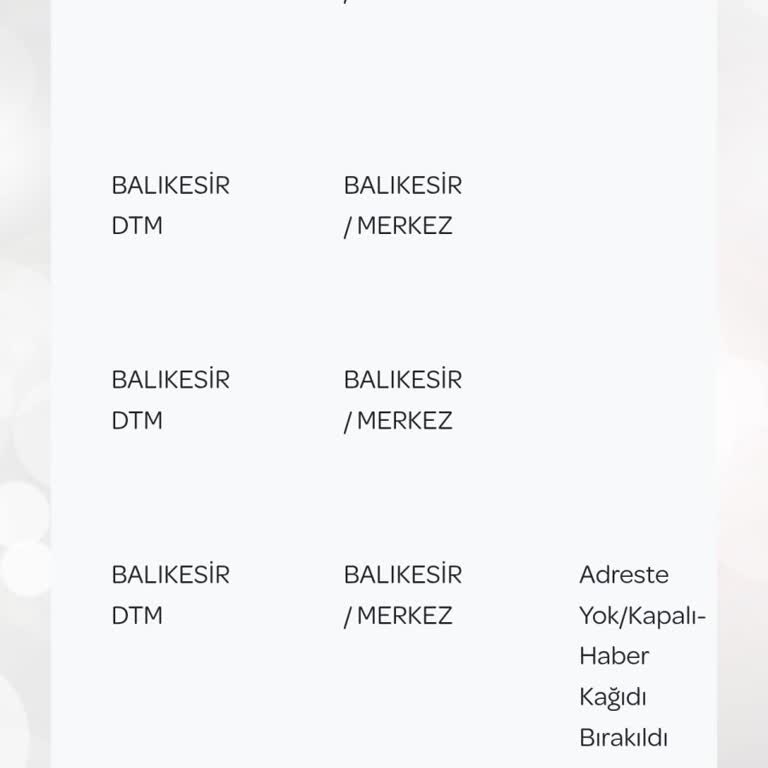 Kargo Teslim Edilmeden Adreste Yok Denildi