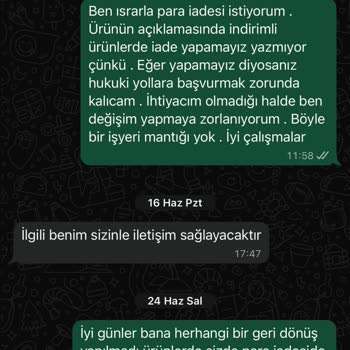 Yanlış Ürün, Geç Teslimat Ve Haksız İade Reddiyle Mağdur Edildim
