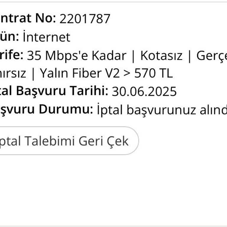 İnternet İptal Sürecinde Yaşanan Gecikme Ve Mağduriyet