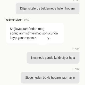 Slotin'de Ertelenen Maça İade Yapılmadı