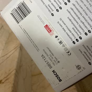 Bosch Dik Süpürge Kırıntıları Çekmiyor, Geri Döküyor