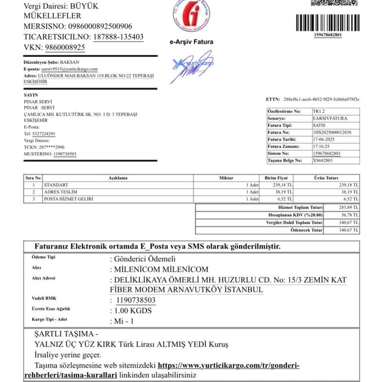 Cihaz İadesine Rağmen Haksız Fatura Kesilmesi Ve Açıklama Talebi