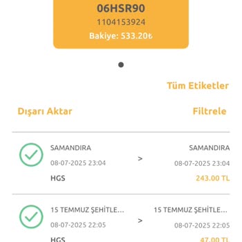 HGS Bakiyemden Haksız Kesinti Ve Karayolları'nın Yetersiz Bilgilendirmesi