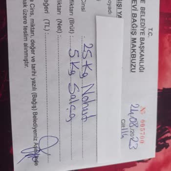 Belediye Aşevi Bağışında Usulsüz Makbuz Ve Yetersiz Denetim