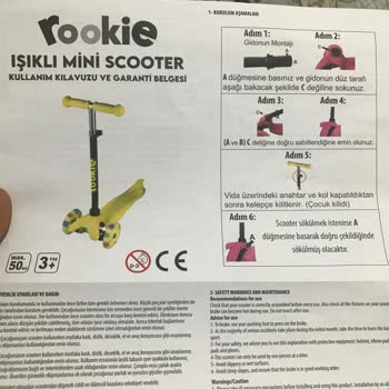 BİMden Alınan Scooterın Direksiyonu Koptu Muhatap Yok