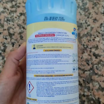 Bingo Oksi Klorsuz Çamaşır Suyu Beyazlarda Leke Yaptı, Acil Çözüm Bekliyorum