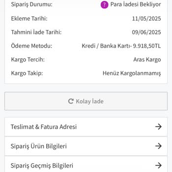 Modayseli Sayfasından Alışveriş Sonrası Mağduriyet