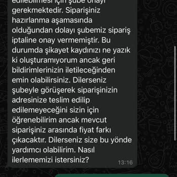 Yanlış Siparişte Çözüm Sunulmayan Ve İletişimde Yetersiz Kalan Müşteri Hizmeti Deneyimi