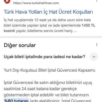 Prime Fly Bilet İptalinde 12000 TL Kayıp Ve Eksik Geri Ödeme