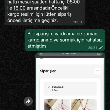 Sipariş Durumu Hakkında Bilgi Alamıyorum Ve Mağdur Ediliyorum